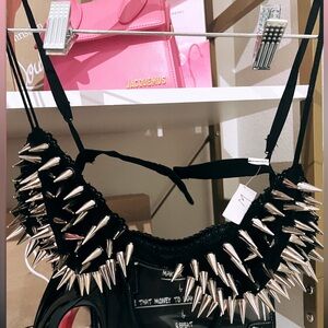 Custom spike bralette